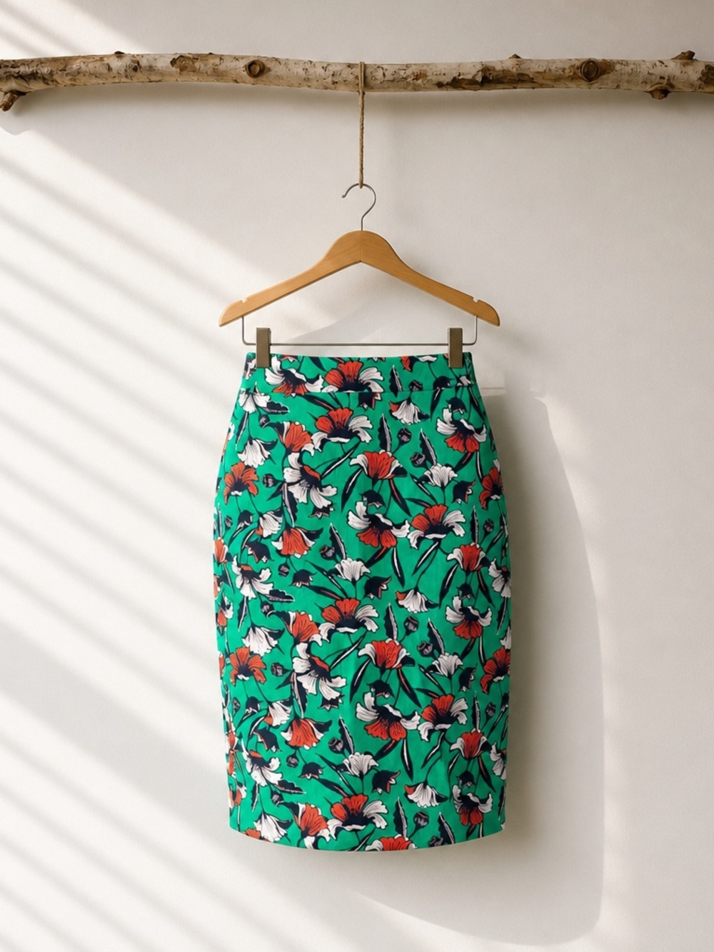 J.Crew Floral Pencil Skirt